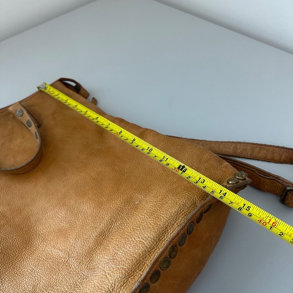 Free People Ellie Brown Leather Studded Backpack main image 4